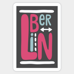 Berlin Typography Sticker